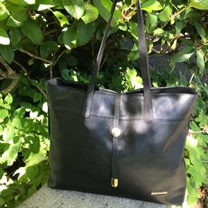 Black Handbag - 100% Leather